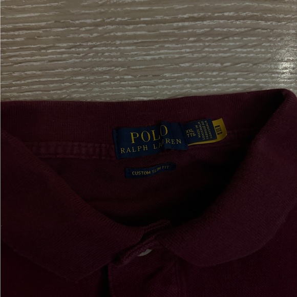 Ralph Lauren Men's Dark Red Polo Shirt - Picture 3 of 6